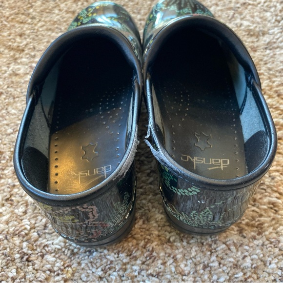 Dansko Professional Clogs Floral Dot Size 38 7.5 - Picture 3 of 5